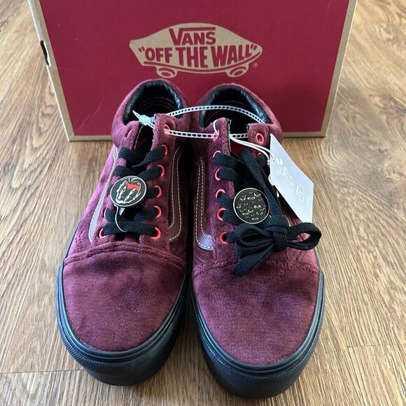 VANS Disney x Old Skool Stackform 'Poison Apple' lace up shoes sneakers sz8 new. - Picture 8 of 9